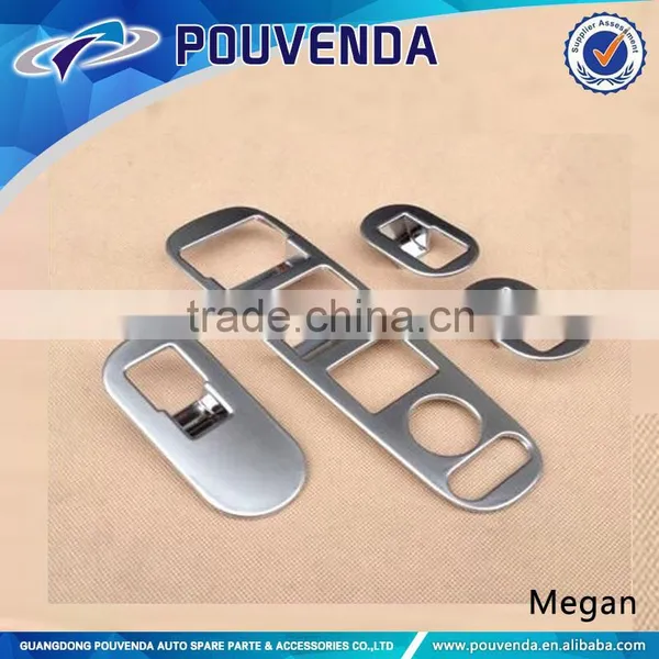 Chrome Interior Door Window Switch cover trims For Honda Vezel 2015 + car accessories