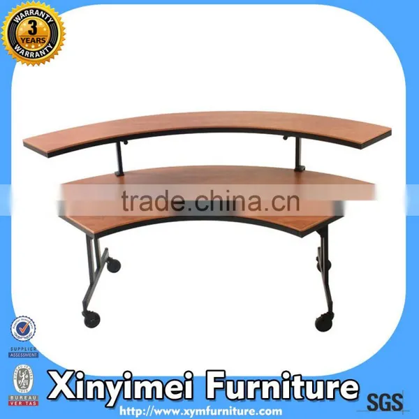 Folding Double-deck Cafeteria table