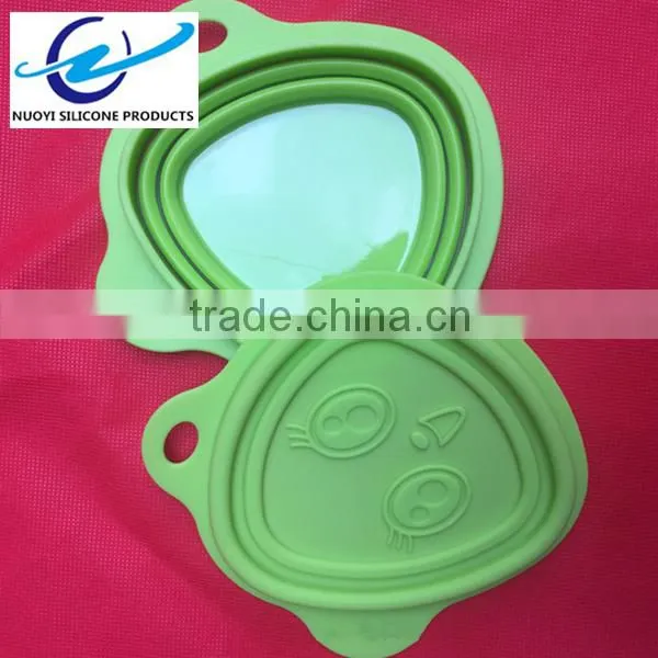Top Selling Food Grade Collapsible Silicone Pet Bowl , Dog Food Bowl for Travel photo-3