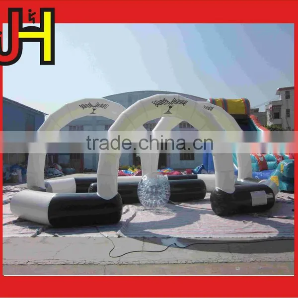 Hot Selling Customized Size Inflatable Go Karts Race Track for Toy Balls photo-4