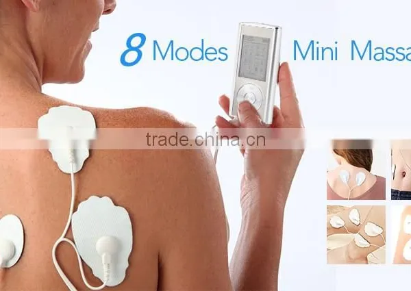 8 Modes Pain Relief Full Body Digital Pulse Impulse Mini Micro Massager photo-5