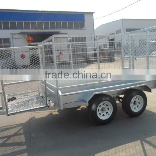 Galvanized Tandem 9x5 Heavy Duty Commercial Trailer