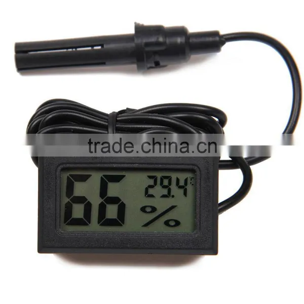 Mini Display Indoor Outdoor Temperature Humidity Led Digital Hygrothermograph for Sale