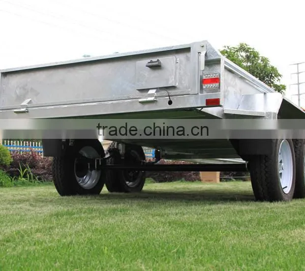 Hot Dipped Galvanized Tandem Box Trailer photo-5