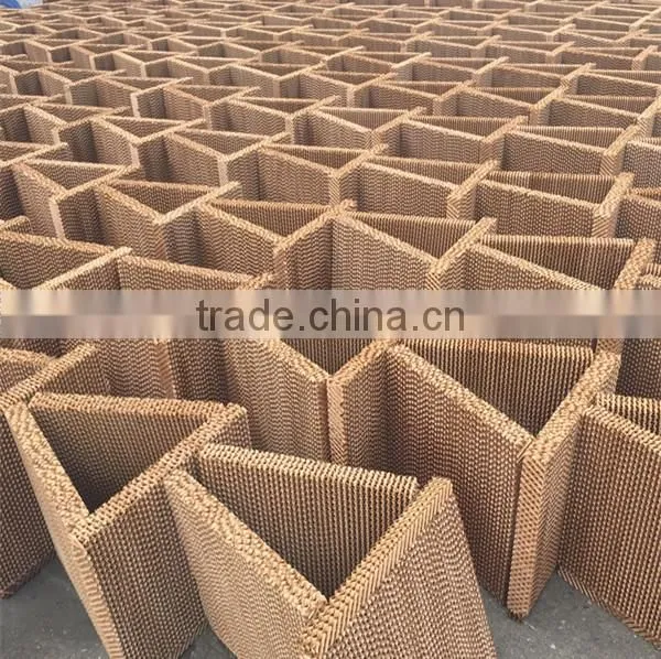 7090 Cellulose Honey Comb Poultry Greenhouse Evaporative Cooling Pad photo-2