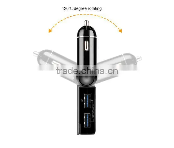 Car Handsfree Bluetooth fm Transmitter and USB Charger photo-3