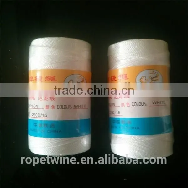 White Nylon pp twine Nylon rope packing rope in spool in hot sale