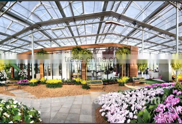 Sight-seeing Large Size Single Layer Glass Greenhouse photo-2
