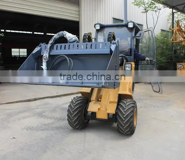 W6FD08 Compact Wheel Loader With 24.5kw Kubota/Perkins Engine photo-5