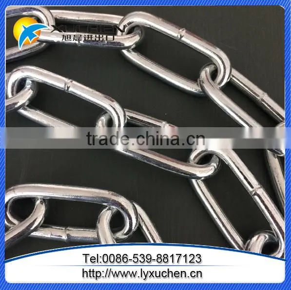 6mm DIN5685 Galvanized Link Chain,Q235 Iron Chain,DIN Welded Chain photo-5