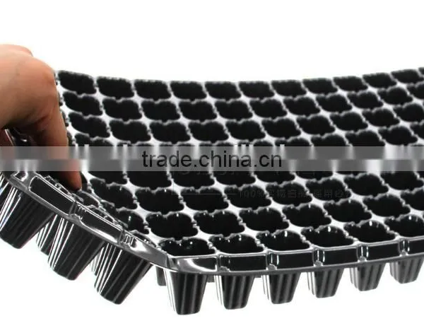 Agriculture Seed Tray Plastic Seedling Tray / Nursery Plug Tray 128 Cells photo-2