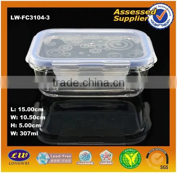 Glass Container With Plastic Lid Plastic Food Container