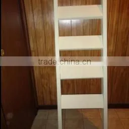 Blanket Ladder White Wood Ladder photo-3