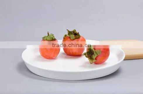8'' Ceramic Fruit Plate Ceramic Fruit Tray Ceramic Bakeware Cake Bakeware Round Pizza Bakeware photo-2