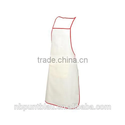 Natual Color Apron With Front Pocket as Promotion photo-3