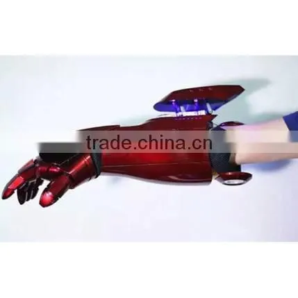Super Cool Ironman 1:1 Wearable MK7 Flashing Light Arm Gloves, Cosplay Costume Remote Control Ironman Gloves With LED Light photo-4