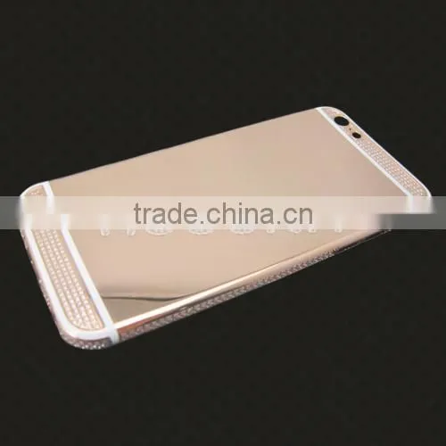For IPhone 6/6plus 24K Gold / Rose Gold Housing Diamond For Iphone6 4.7 Inch/for Iphone 6 Rose Gold Housing photo-3