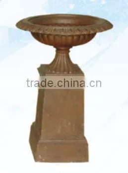 Trade Assurance Big Black Cast Iron Garden Pot,garden Big Pots,garden Flower Pots photo-3