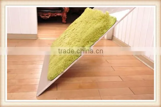Bathroom Door Carpet Shaggy Soft Area Rug Bedroom Oval Floor Mat 40*60 Pure photo-4