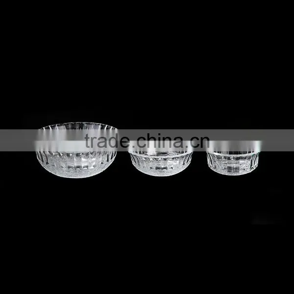 Round Cheap Glass Dinner Set Glass Bowl and Glass Plate for Feast Wedding photo-4