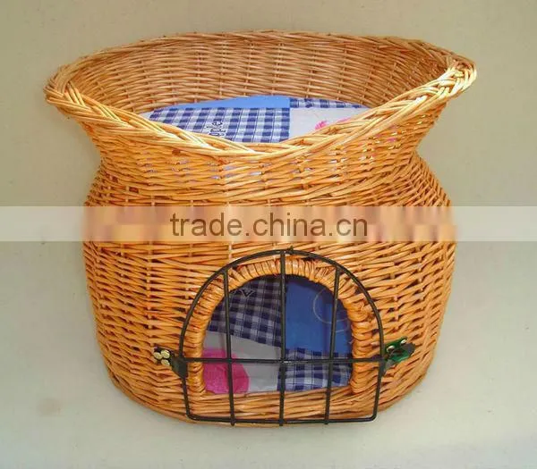 Exquisite and Durable Wicker Pet Cage , Wicker Cat Carrier photo-3