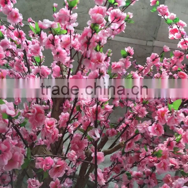 Artificial Cherry Flower Tree Artificial Tree Silk Cherry Branch Home Decoration Faux Cherry Blossom photo-5