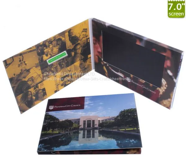 China Factory Supply Competitive Price 7 Inches Lcd Brochure Lcd Video Card For Business Promotion photo-2
