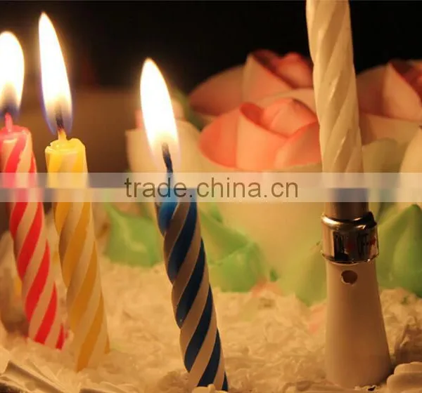 Factory Music Colour Screw Thread Birthday Candle photo-2