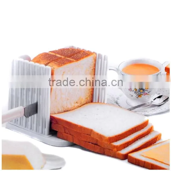 Food Grade Thickness Adjustable Kitchen Bread Loaf Slicer , Bread Cutter , Bread Slicing Tool photo-4