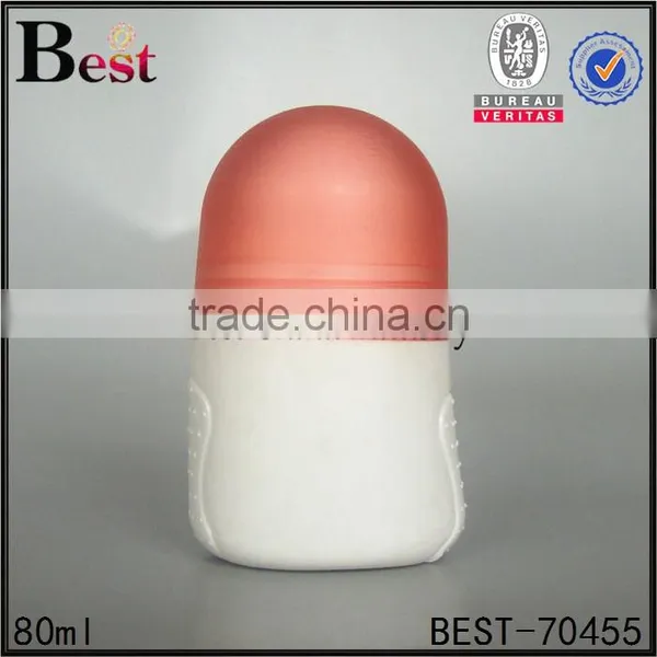 80ml Blue Cap Plastic Roll on Bottle Skin Care Plastic Roll on Deodorant Empty Bottle photo-3