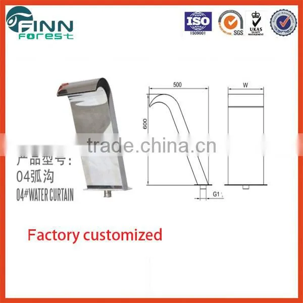Easy Install New Design Portable Indoor Floor Blade Waterfall for Home Decoration photo-3
