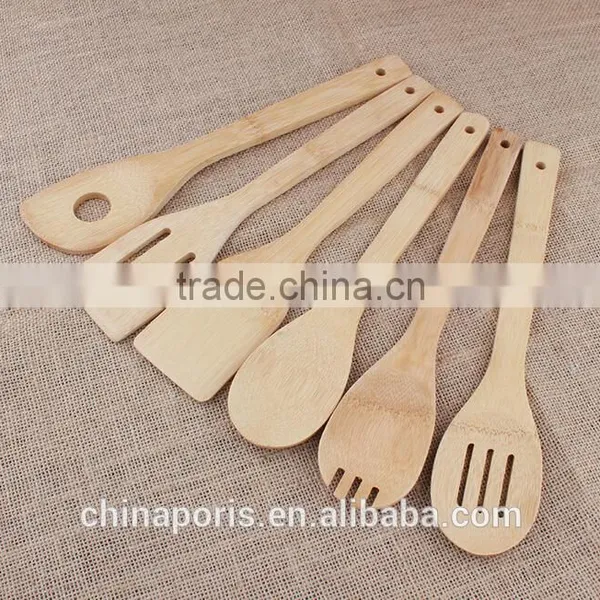 2017 GOOD QUALITY BAMBOO COOKING SETS 6PCS UTENSILS COOKING SETS photo-3