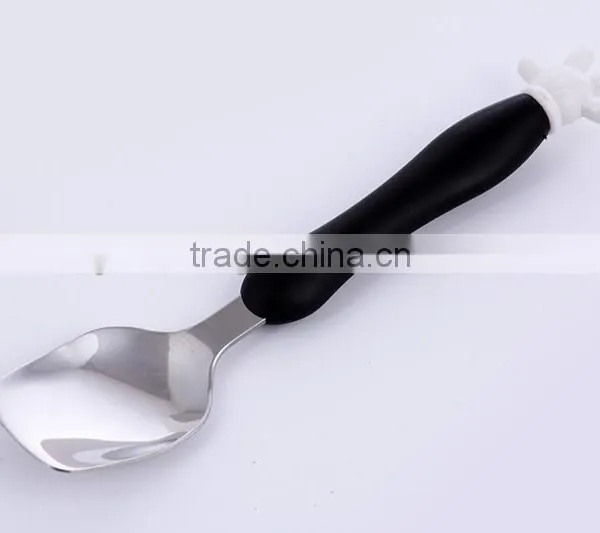 BXZ15 Adorable Cute Carton Cutlery Set Kitchen Utensils Baby Spoon and Fork Set photo-2