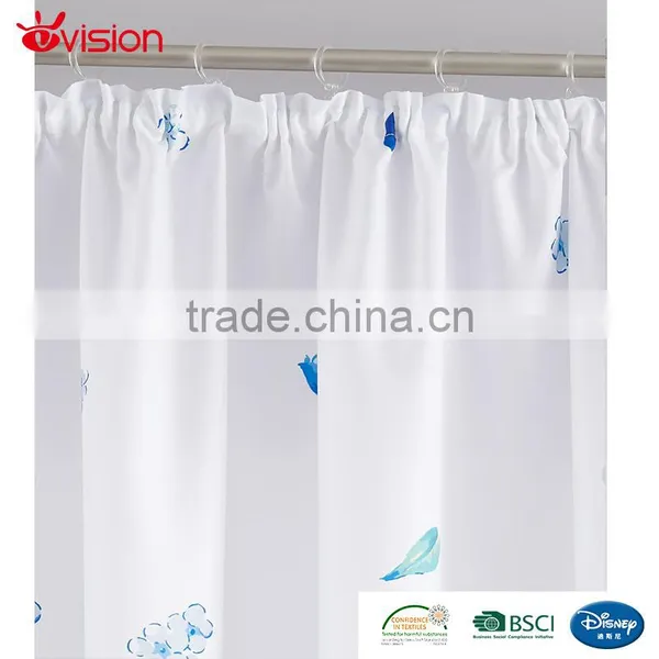 Flower Digital Design Curtains for Window ,BSCI Factory,microfiber Fabrics photo-4