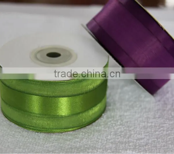 Wide Satin Edge Organza Ribbon for Garment Decoration photo-3