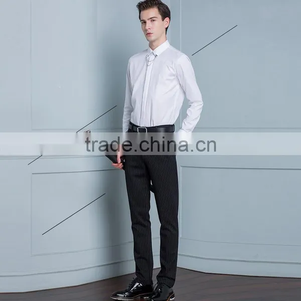 Stylish Formal White Color Long Sleeve Stylish Shirts For Men photo-2