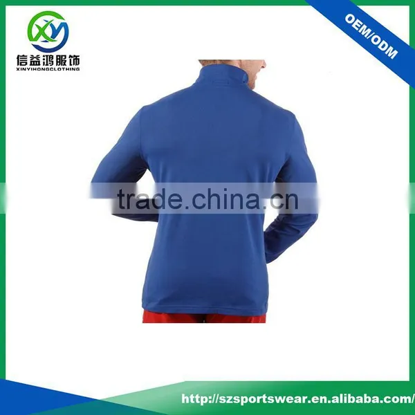 Fashion Blue Color High Qaulity Anti-UV Dry Fit Comfort Man Sweater /hoodie /golf Sweater photo-2