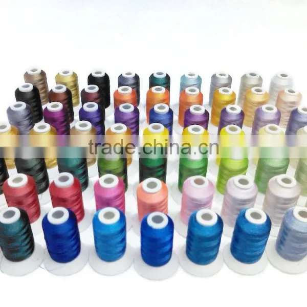 Popular Brother 63 Assorted Color Embroidery Machine Thread 500m/color for Any Embroidery Machine photo-2