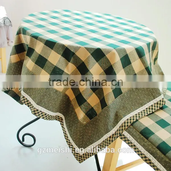 Factory Price PVC Table Cloth With Hand Embroidery Designs Made in China photo-2