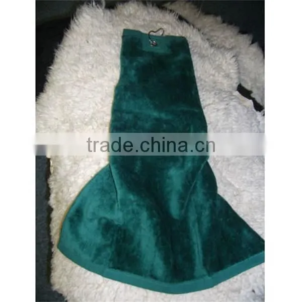 Hot Sale 100% Cotton Plain Dyed Sport Golf Towel