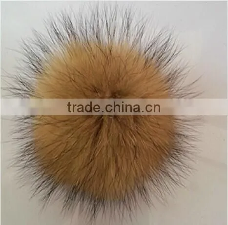 Genuine Quality Real Raccoon Fur Accessory for Shoes /women Sex Pom