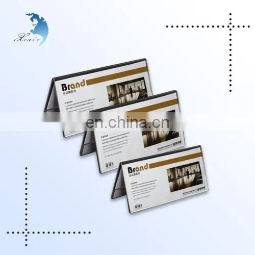 Hot Sale Custom Printed Acrylic Sign Holders 8.5 x 11 Card Advertising Display Stand With High Quality photo-5