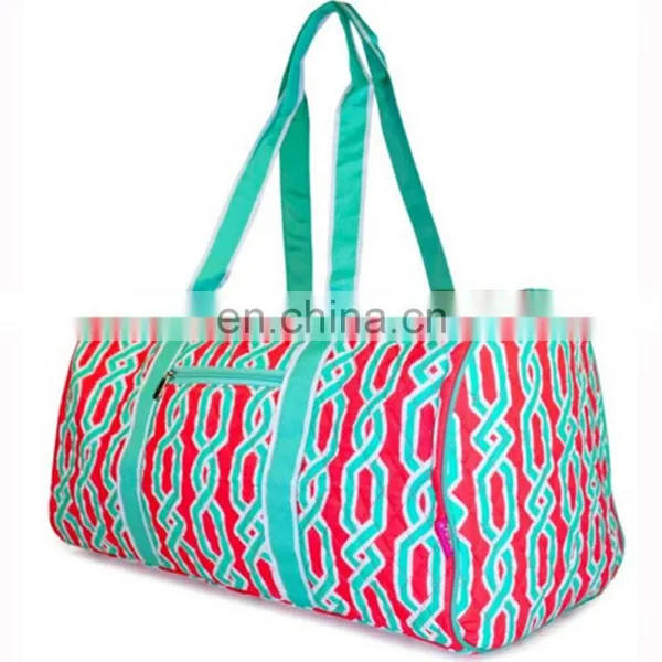 Travel Simple Shiny Cotton Wholesale Quilted Duffle Bags photo-6
