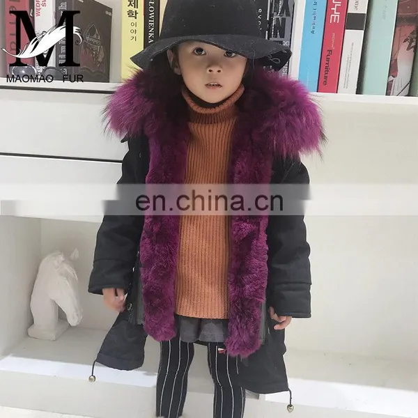 Newest Baby Products China Suppliers Child Genuine Rabbit Fur Kids Winter Clothes