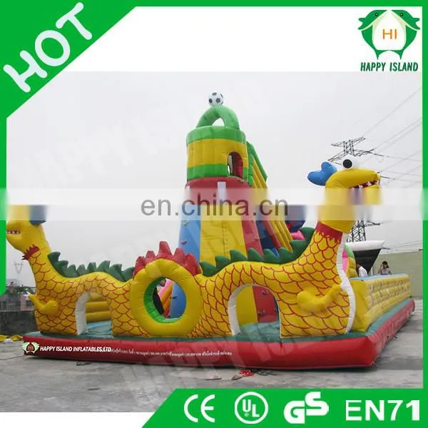 HI Cheap Giant Outdoor Inflatable Commercial Amusement Park for Adult photo-2