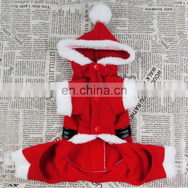 New Year Pet Santa Claus Cloth Dog Christmas Costume photo-5