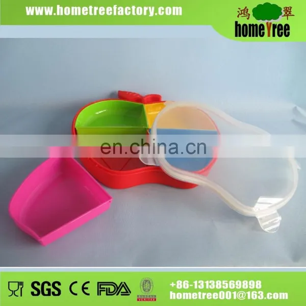 Apple Shape Empty Sealed Clear Plastic Container For Cotton Candy photo-3