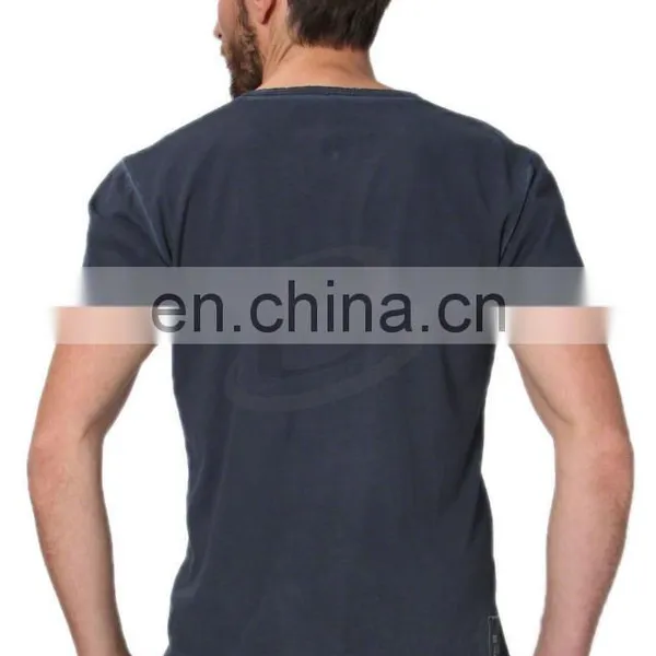 Man Sexy Deep V-Neck Compression 100% Cotton T Shirts Wholesale (Trachten Shirt) photo-2