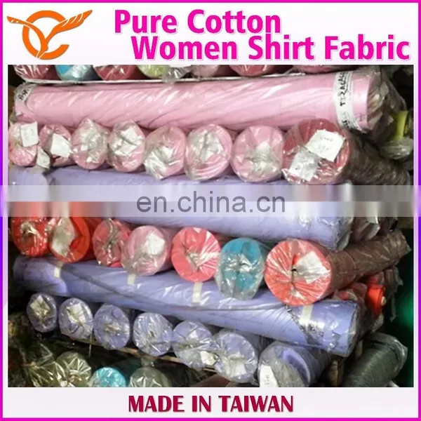 Pure Cotton Women Charming Shirt Fabric Stock photo-3