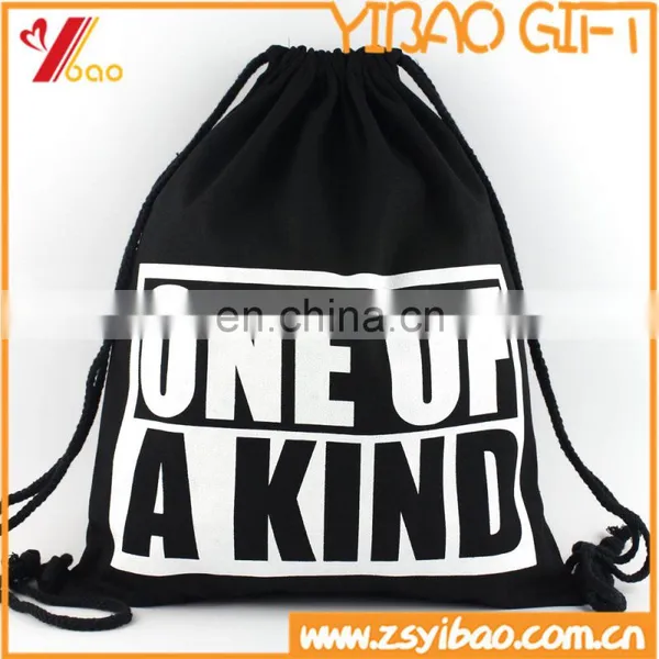 Promotion Cheap Custom Canvas Drawstring Bag With Printing Customized Logo